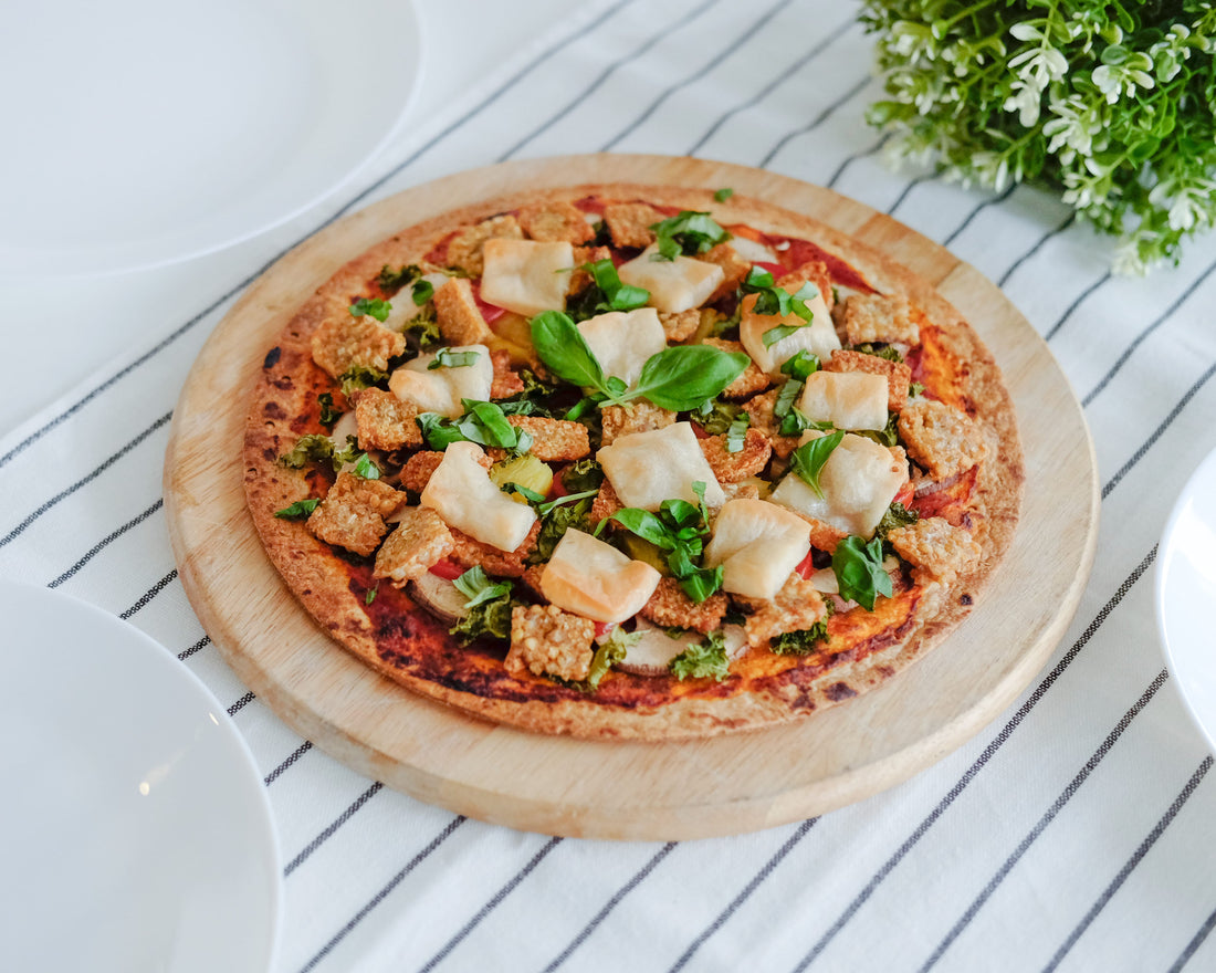 Angie's Tempeh Pizza