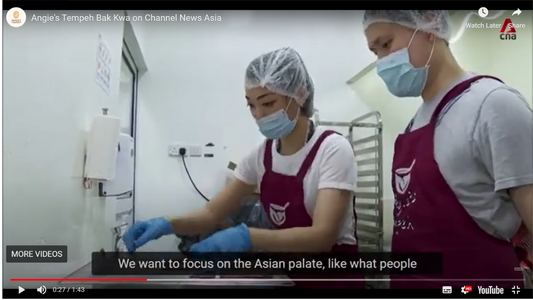 Tempeh Bak Kwa on Channel News Asia (2022)